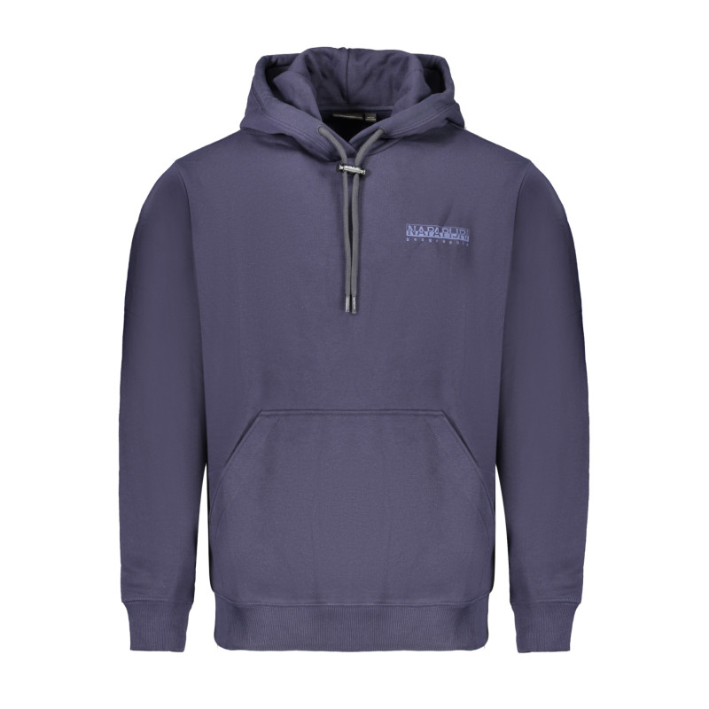 NAPAPIJRI BLAUES SWEATSHIRT FÜR HERREN MIT REISSVERSCHLUSS