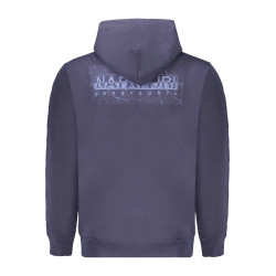 NAPAPIJRI BLAUES SWEATSHIRT FÜR HERREN MIT REISSVERSCHLUSS