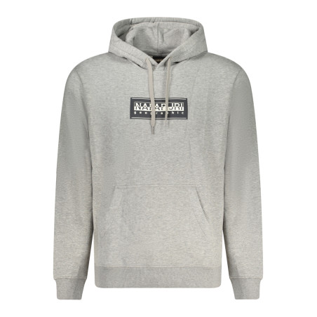 NAPAPIJRI GRAUES SWEATSHIRT FÜR HERREN MIT REISSVERSCHLUSS