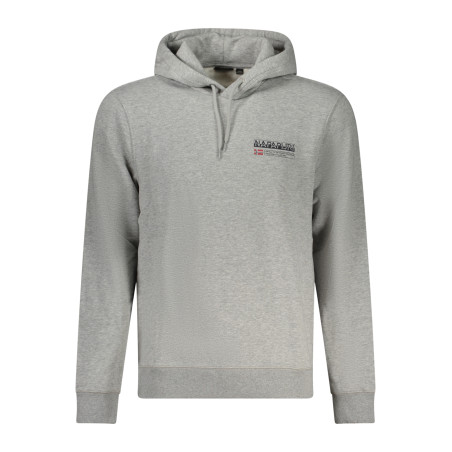 NAPAPIJRI GRAUES SWEATSHIRT FÜR HERREN MIT REISSVERSCHLUSS