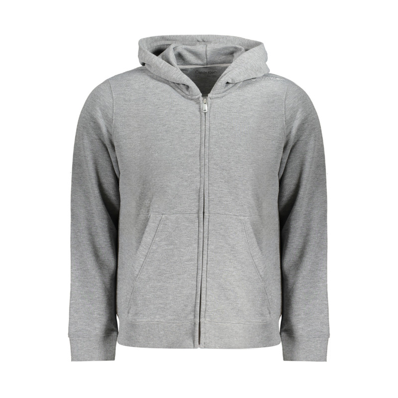 CALVIN KLEIN HERREN-SWEATSHIRT MIT GRAUEM ZIP