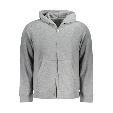 CALVIN KLEIN HERREN-SWEATSHIRT MIT GRAUEM ZIP