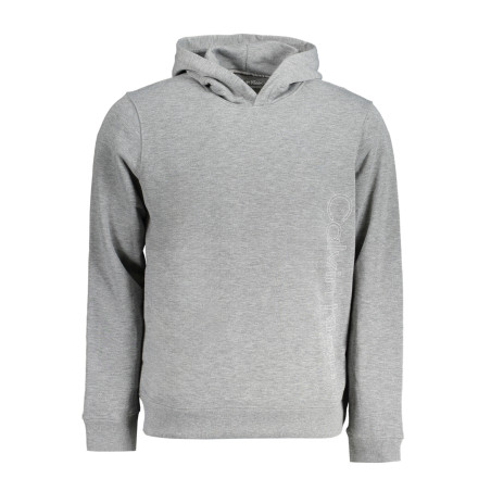 CALVIN KLEIN MEN&39S ZIP-UP SWEATSHIRT GREY