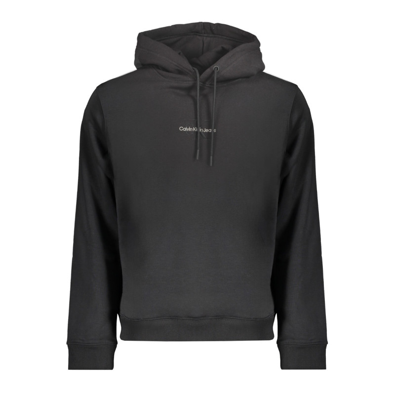 CALVIN KLEIN SCHWARZES HERREN-SWEATSHIRT MIT REISSVERSCHLUSS