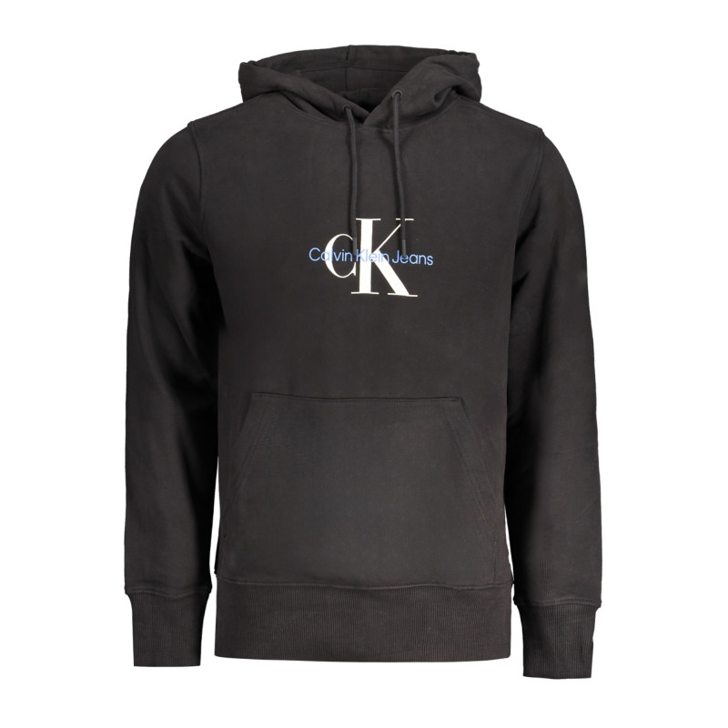 CALVIN KLEIN SCHWARZES HERREN-SWEATSHIRT MIT REISSVERSCHLUSS