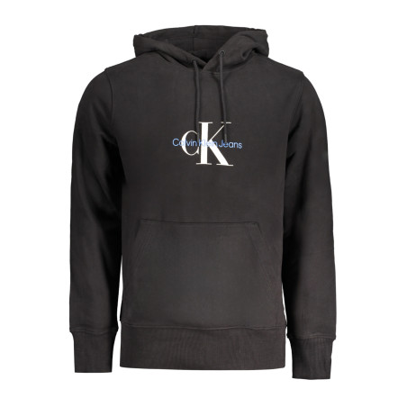 CALVIN KLEIN SCHWARZES HERREN-SWEATSHIRT MIT REISSVERSCHLUSS