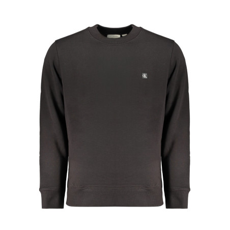 CALVIN KLEIN SCHWARZES HERREN-SWEATSHIRT MIT REISSVERSCHLUSS