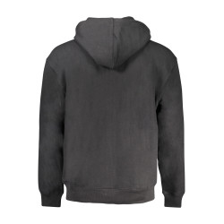 GUESS JEANS HERREN SWEATSHIRT MIT ZIP-UP SCHWARZ
