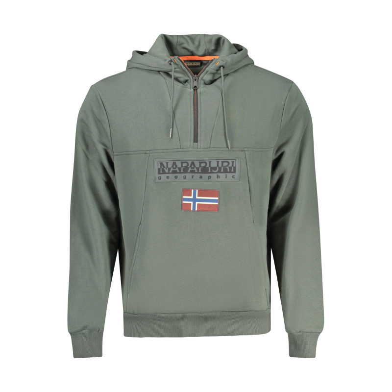 NAPAPIJRI SWEATSHIRT WITHOUT ZIP MEN GREEN