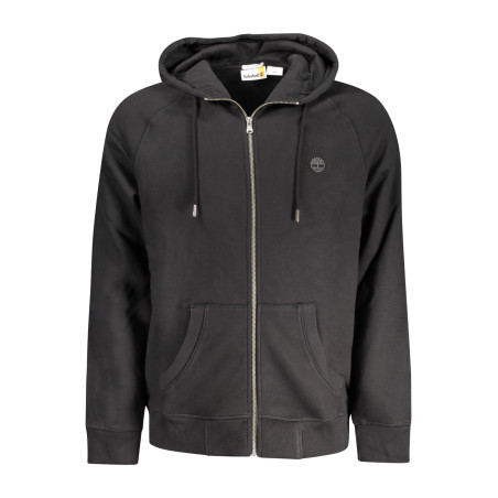 TIMBERLAND MEN&39S BLACK ZIP-UP SWEATSHIRT