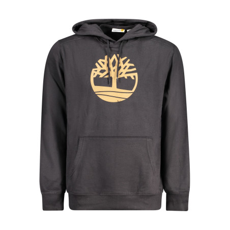 TIMBERLAND MEN&39S BLACK ZIP-UP SWEATSHIRT
