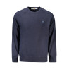 TIMBERLAND MEN&39S BLUE ZIP-UP SWEATSHIRT