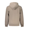CALVIN KLEIN FELPA SENZA ZIP UOMO MARRONE