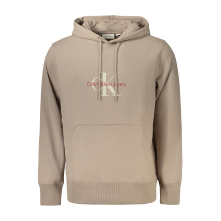 CALVIN KLEIN SWEATSHIRT OHNE REISSVERSCHLUSS HERREN BEIGE