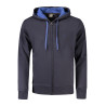 COVERI MOVING HERREN SWEATSHIRT BLAU MIT REISSVERSCHLUSS
