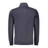 COVERI MOVING HERREN SWEATSHIRT BLAU MIT REISSVERSCHLUSS