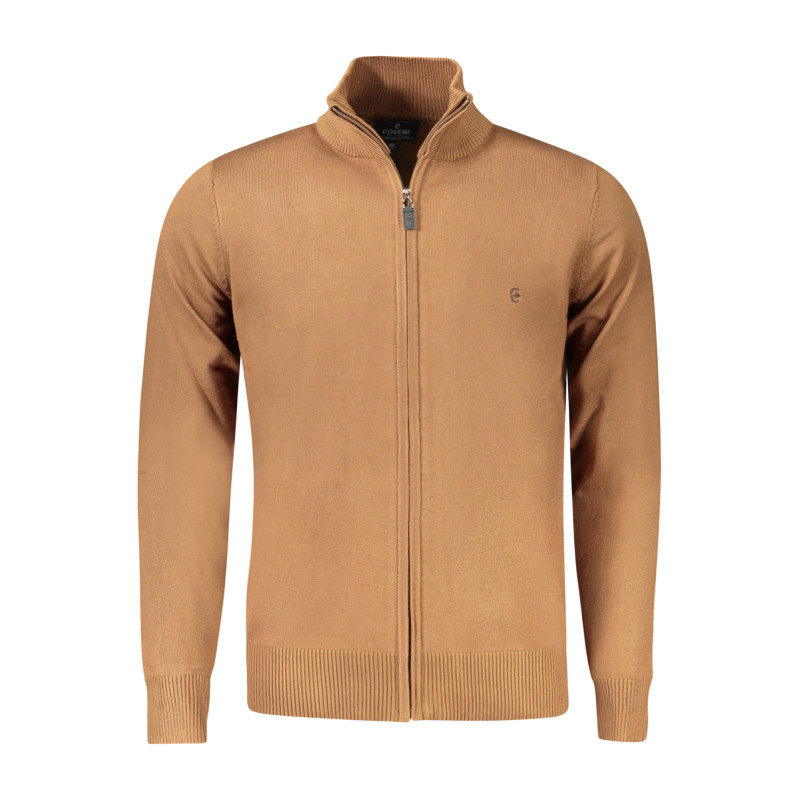 COVERI MOVING CARDIGAN MEN BROWN