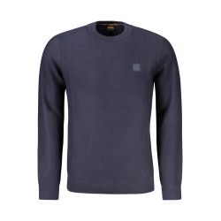 HUGO BOSS HERREN PULLOVER BLAU