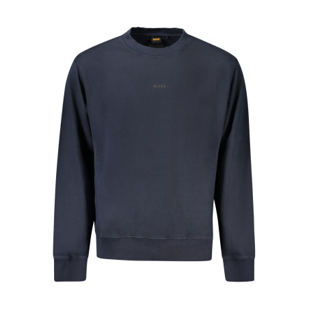 HUGO BOSS FELPA SENZA ZIP UOMO BLU
