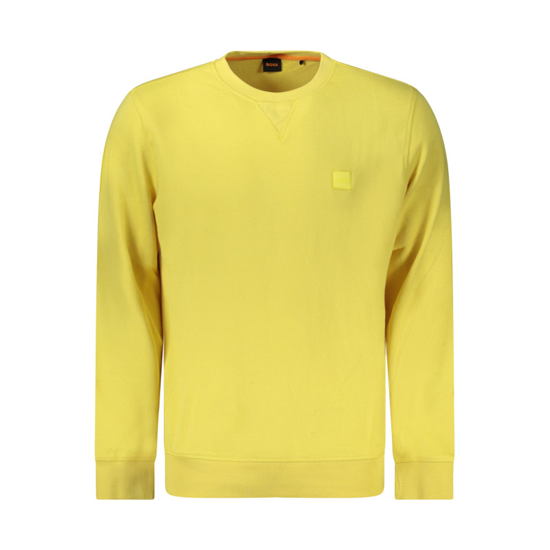 HUGO BOSS MEN&39S ZIP-UP SWEATSHIRT YELLOW