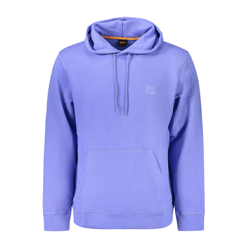 HUGO BOSS HERREN SWEATSHIRT MIT ZIP-UP BLAU