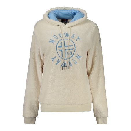 NORWAY 1963 DAMEN SWEATSHIRT MIT ZIP WEISS