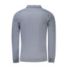 NORWEGEN 1963 HERREN LANGARM POLOSHIRT GRAU