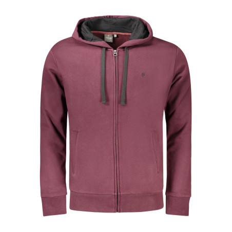 COVERI MOVING RED HERREN SWEATSHIRT MIT REISSVERSCHLUSS