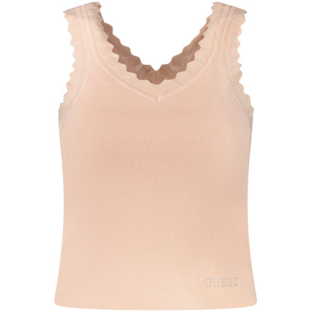 GUESS JEANS WOMEN&39S PINK TANK TOP