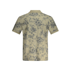 GUESS JEANS POLO MANICHE CORTE UOMO BEIGE