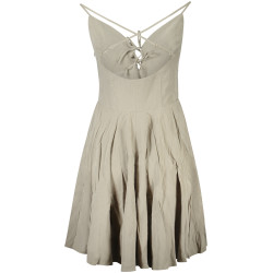 GUESS JEANS SHORT DRESS WOMEN GREEN