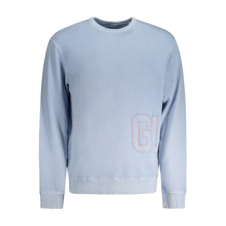 GUESS JEANS SWEATSHIRT OHNE REISSVERSCHLUSS HERREN BLAU