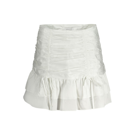GUESS JEANS SHORT SKIRT WOMEN WHITE