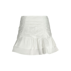 GUESS JEANS KURZER ROCK FRAU WEISS