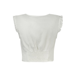 GUESS JEANS TOP DONNA BIANCO