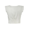 GUESS JEANS TOP DONNA BIANCO