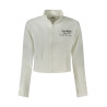 GUESS JEANS SWEATSHIRT MIT ZIP FÜR DAMEN WEISS