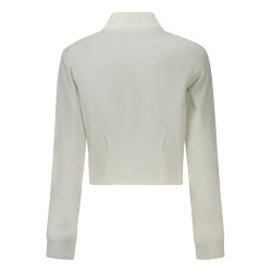 GUESS JEANS SWEATSHIRT MIT ZIP FÜR DAMEN WEISS