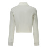 GUESS JEANS SWEATSHIRT MIT ZIP FÜR DAMEN WEISS