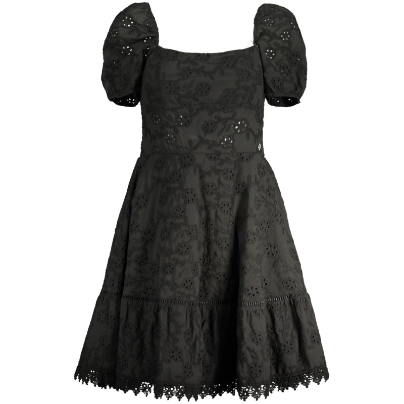 GUESS JEANS KURZES KLEID DAMEN SCHWARZ