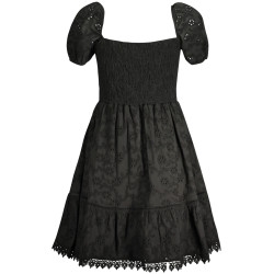 GUESS JEANS KURZES KLEID DAMEN SCHWARZ