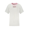 GUESS JEANS T-SHIRT MANICHE CORTE DONNA BIANCO