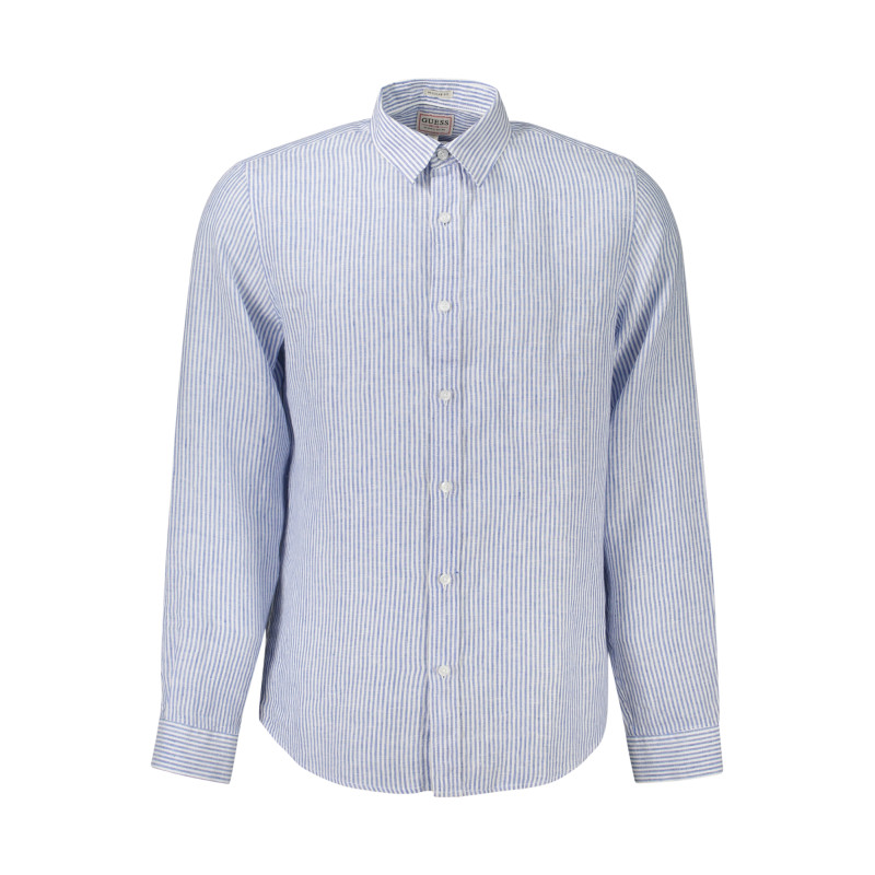 GUESS JEANS LANGARMHEMD HERREN BLAU