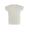 GUESS JEANS T-SHIRT MANICHE CORTE BAMBINA BIANCO