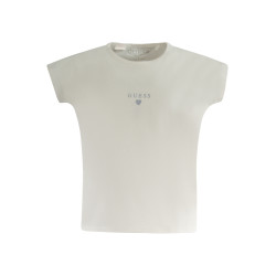 GUESS JEANS KURZARM T-SHIRT MÄDCHEN WEISS