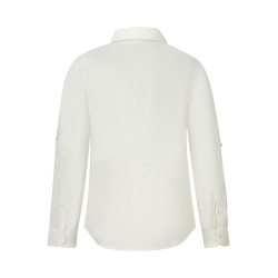 GUESS JEANS CAMICIA MANICHE LUNGHE BAMBINO BIANCO