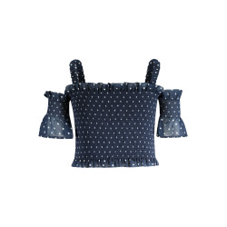 GUESS JEANS TOP BAMBINA BLU