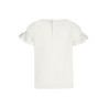 GUESS JEANS T-SHIRT MANICHE CORTE BAMBINA BIANCO