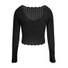 GUESS JEANS WOMEN&39S BLACK SWEATER