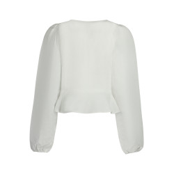 GUESS JEANS CAMICIA MANICHE LUNGHE DONNA BIANCO